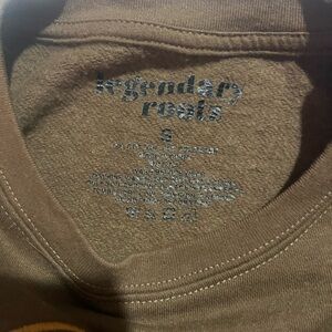 Brown Women’s Cropped Sweatshirt